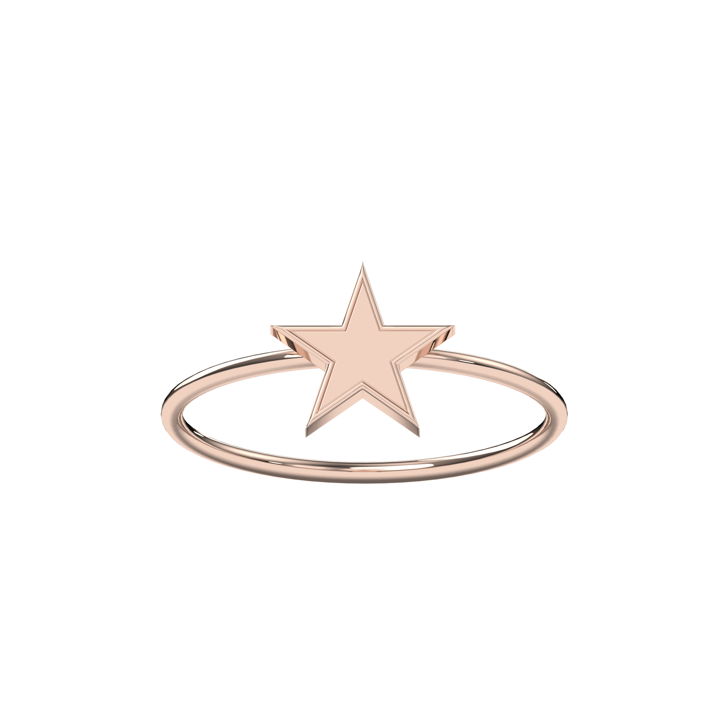 Solid Rose Gold