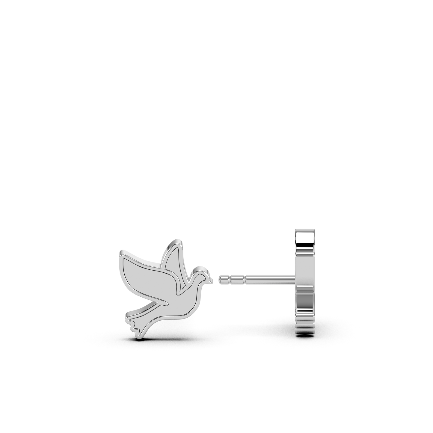 Solid White Gold