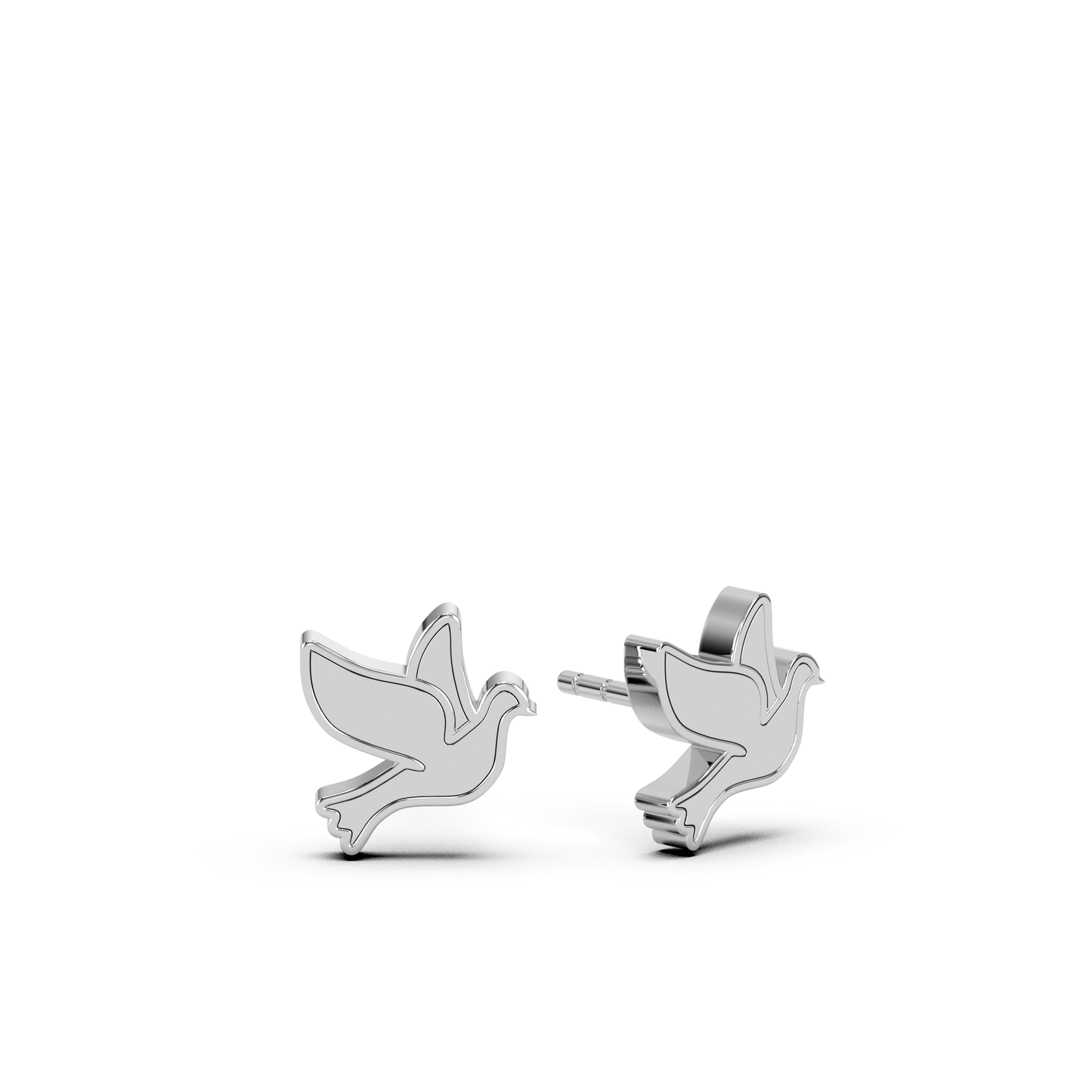 Solid White Gold