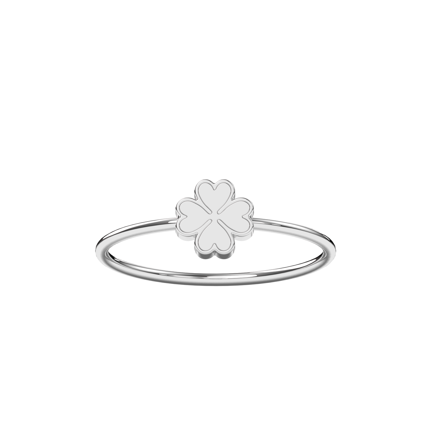 Solid White Gold