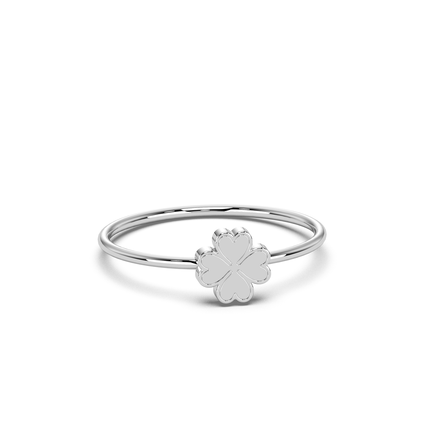 Solid White Gold