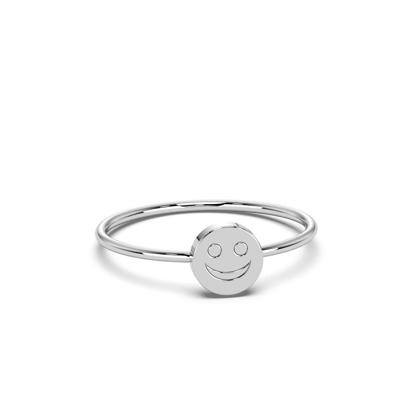 Solid White Gold